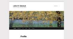 Desktop Screenshot of johnsakaluk.com