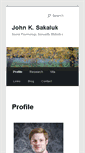 Mobile Screenshot of johnsakaluk.com